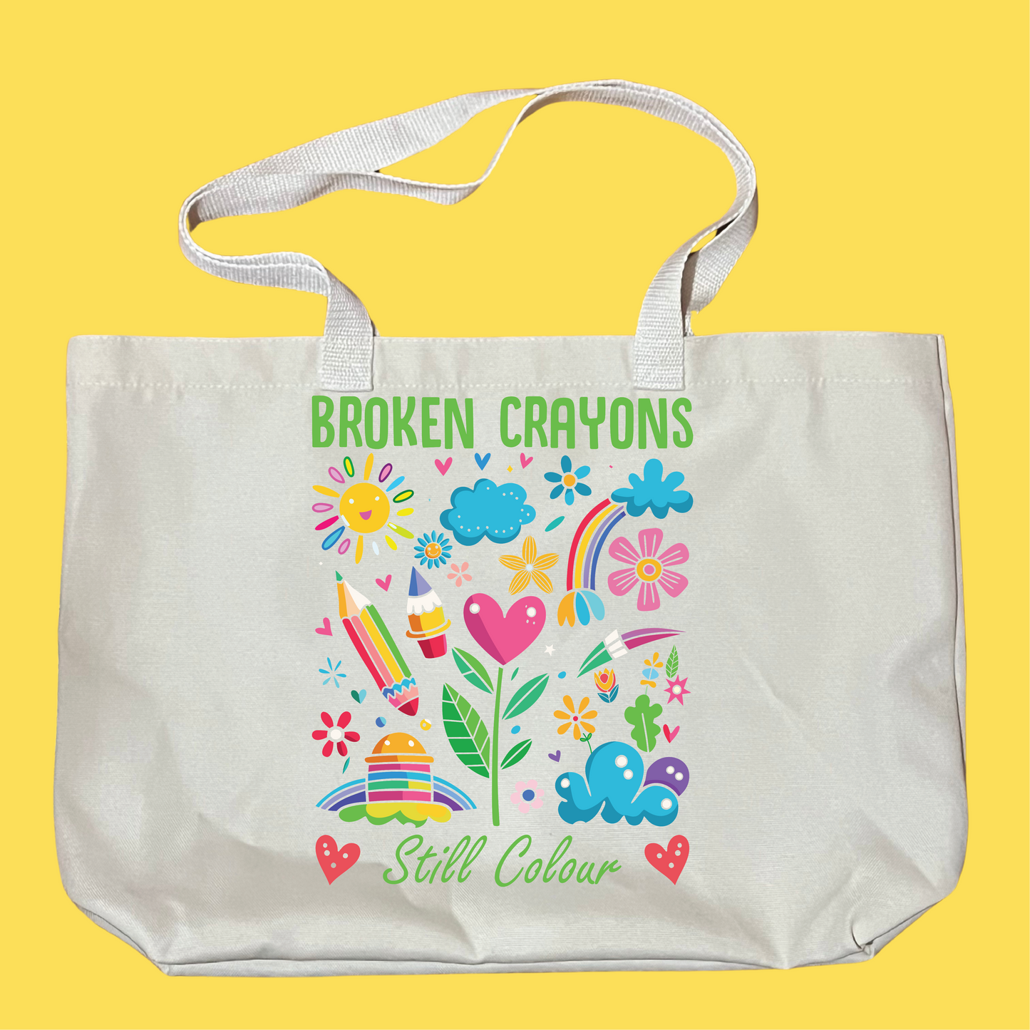 Broken Crayons Still Colour Bag