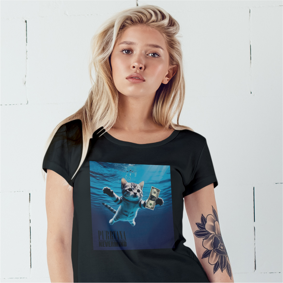 Purrvana t shirt online