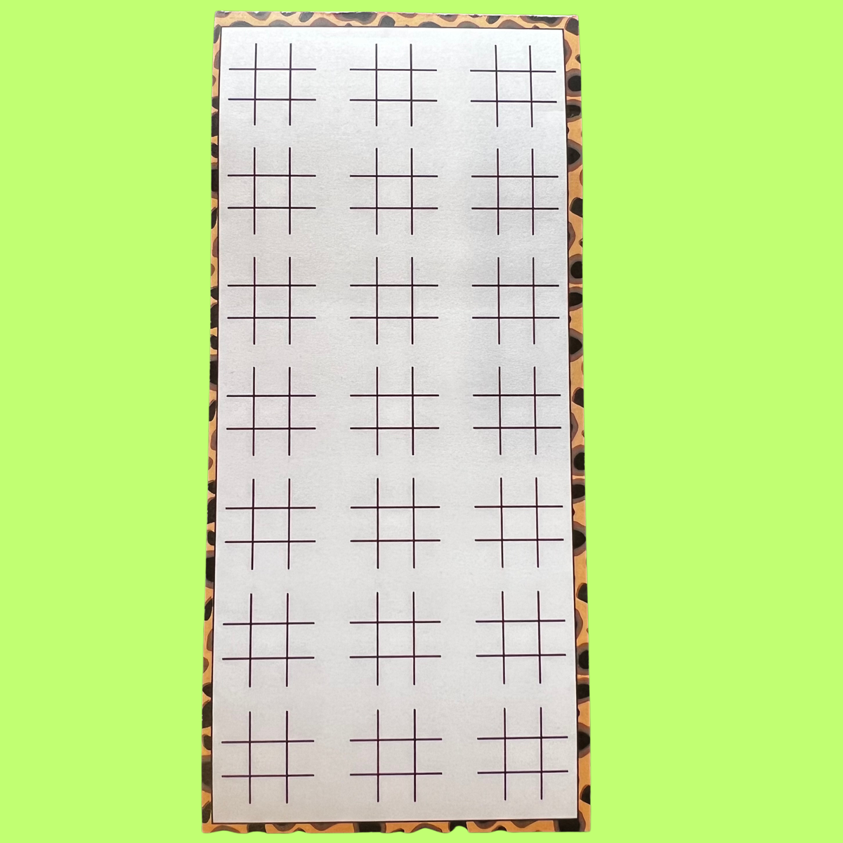 Naughts And Crosses Game Notepad