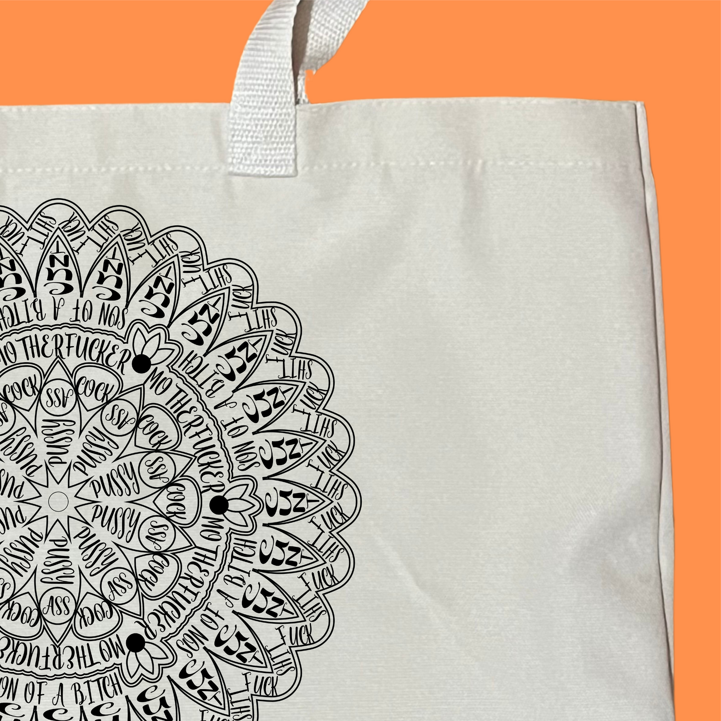 Sweary Mandala Bag