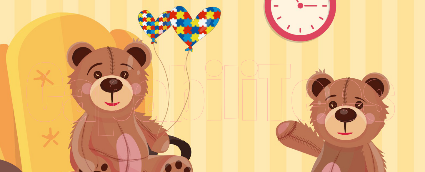 Bears - with Autism Puzzle Balloons Mug