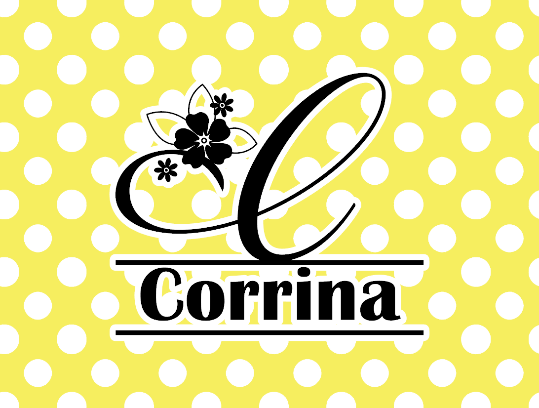 Monogrammed Dot Theme Stubby Holder