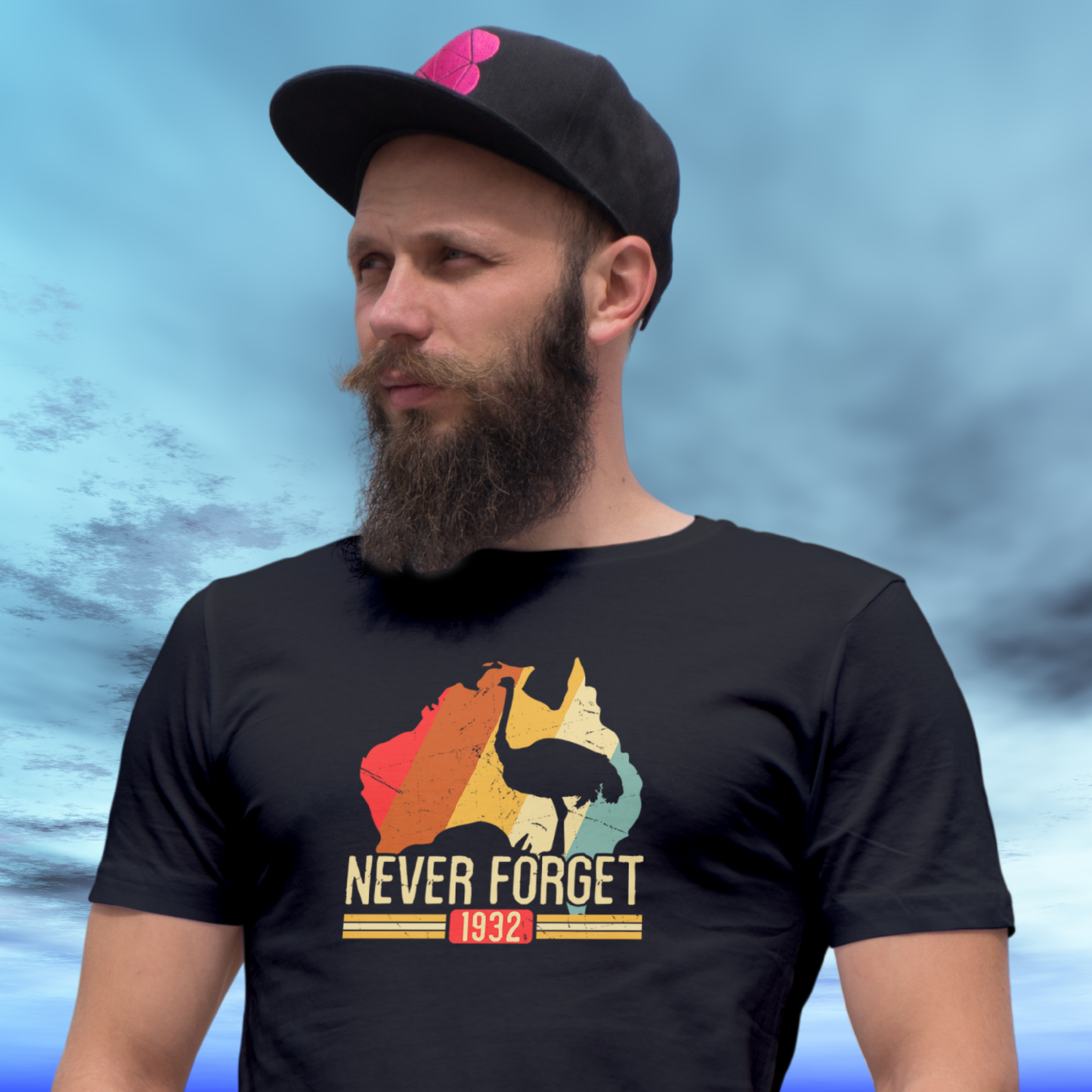 1932 Never Forget The Great Emu War Tee