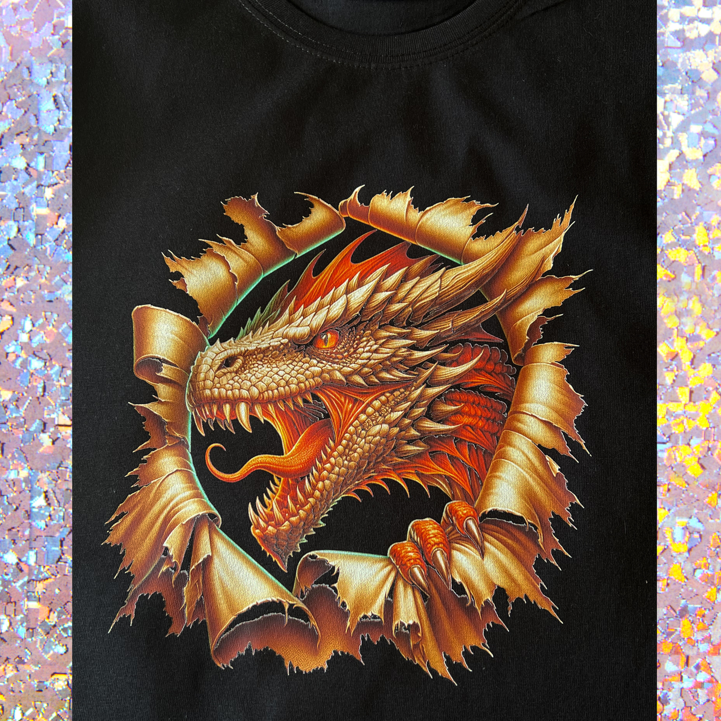 3D Look Dragon Head Tee