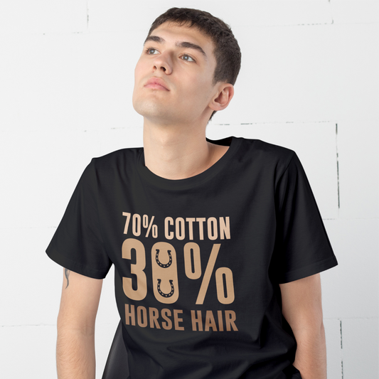 70% Cotton 30% Horse Hair Tee