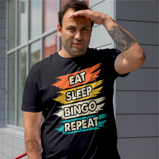 Eat Sleep Bingo Repeat Tee