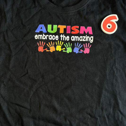 Bargain Bin #6 Autism Embrace The Amazing Tee