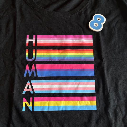 Bargain Bin #8 Human Pride Flags Tee