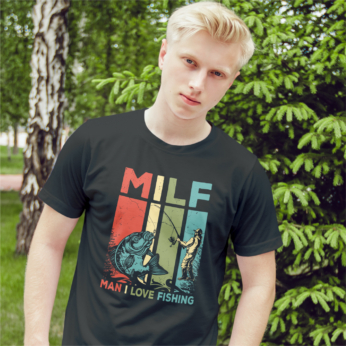 MILF Man I Love Fishing Tee