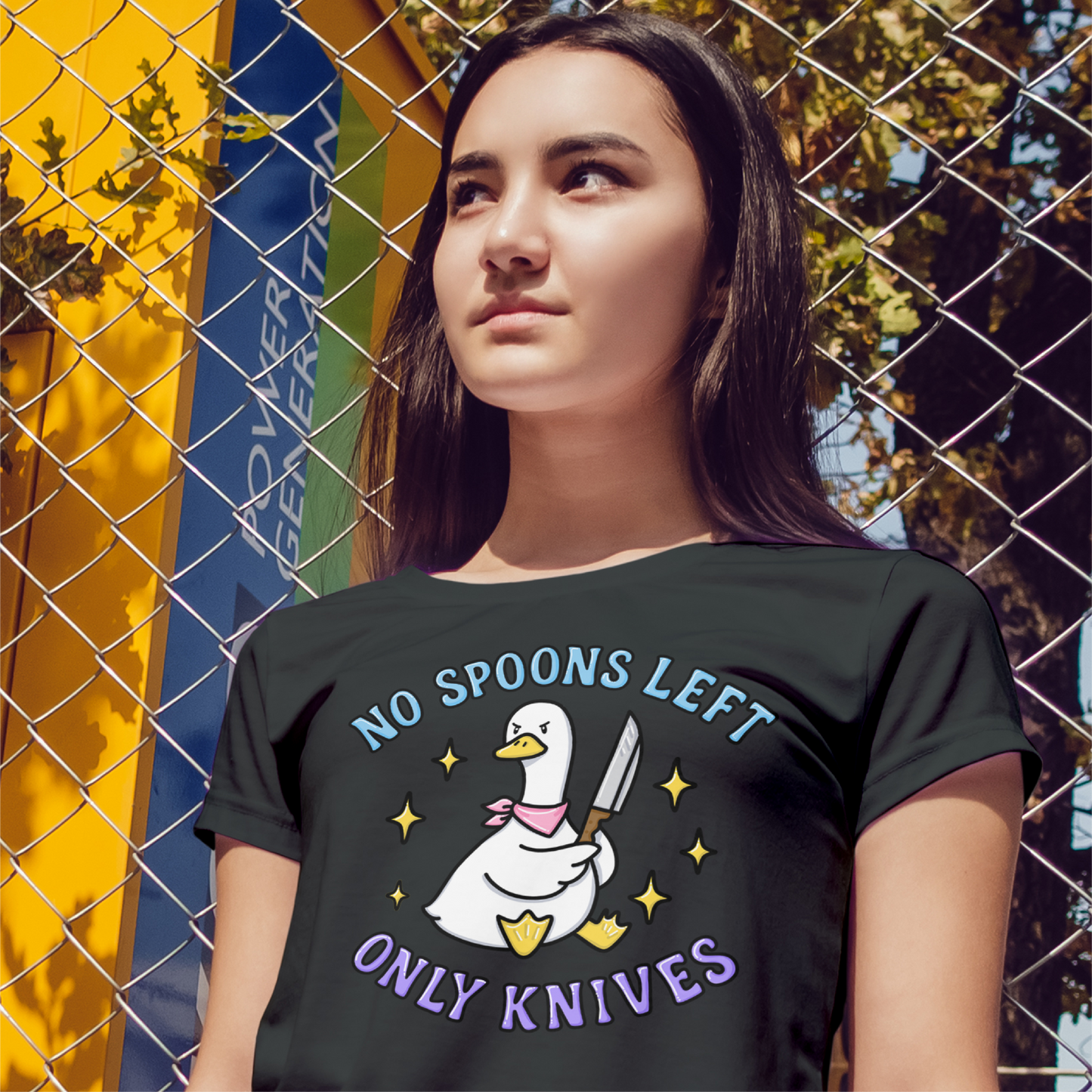 No Spoons Left Only Knives Tee