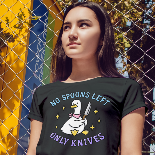 No Spoons Left Only Knives Tee