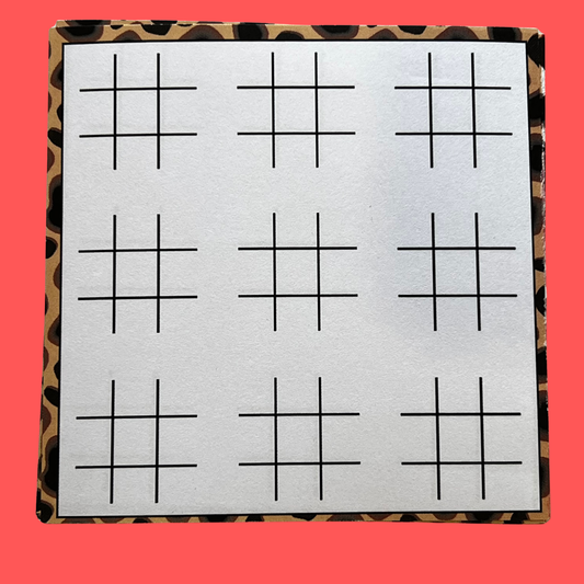 Naughts And Crosses Game Notepad
