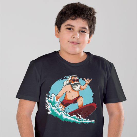 Surfing Santa Tee