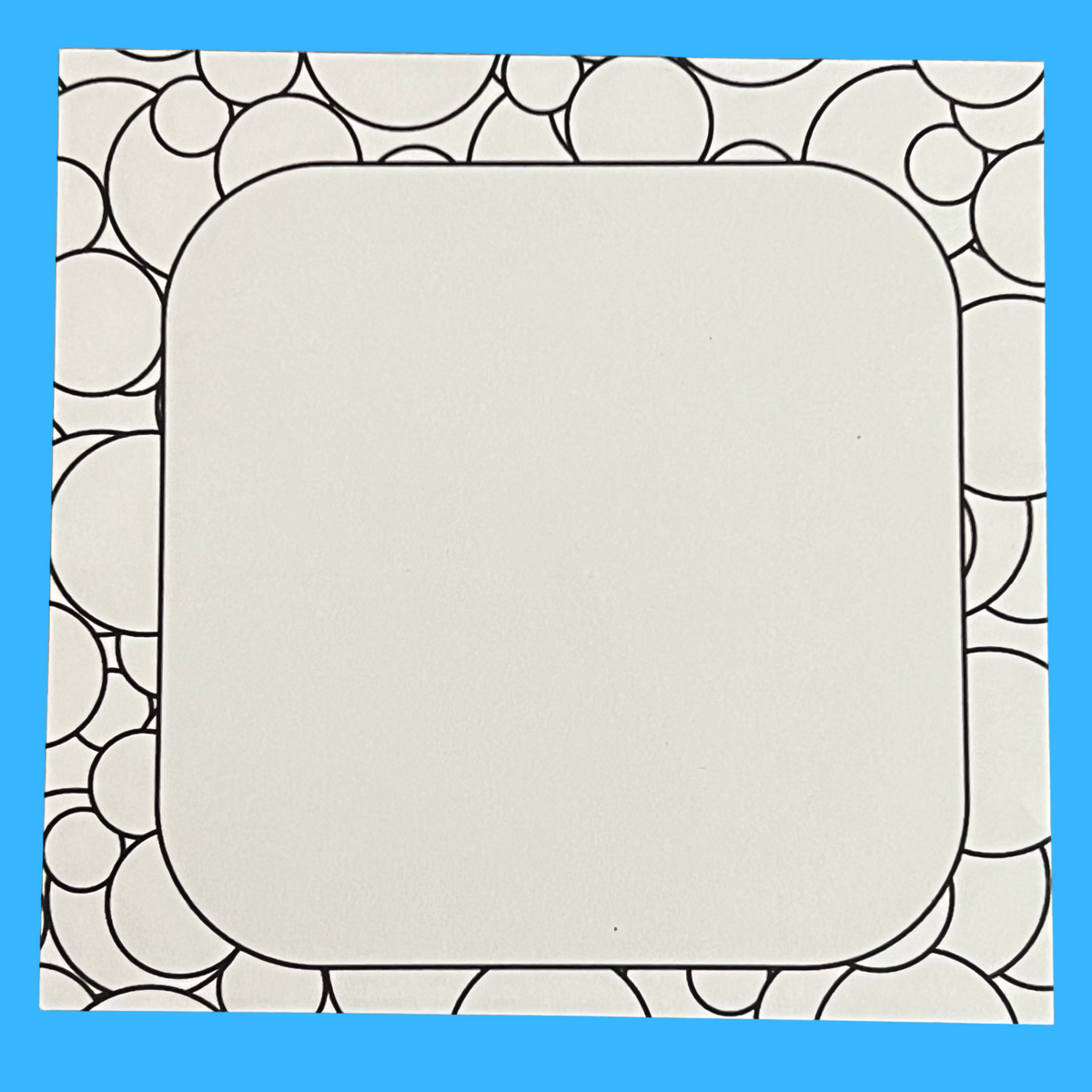 Bubble Border Colouring In Notepad
