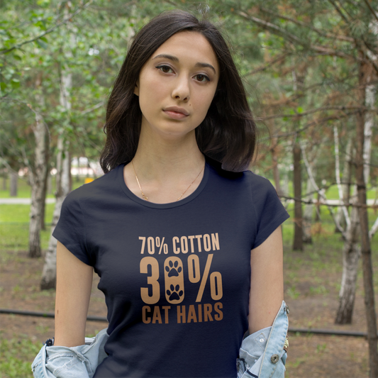 70% Cotton 30% Cat Hairs Tee