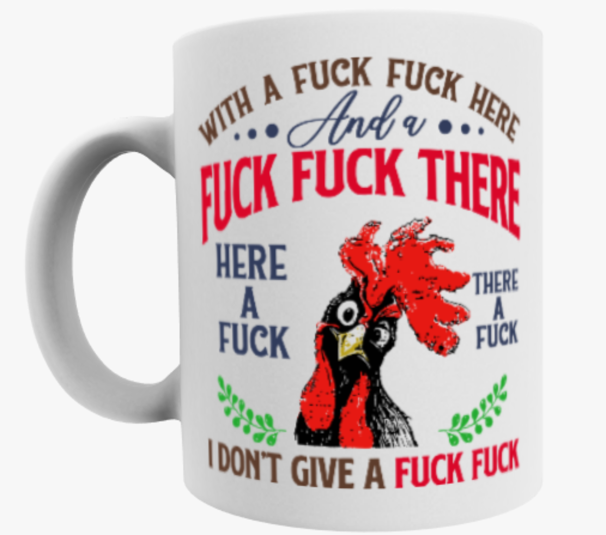 I Don't Give a Rooster Mug