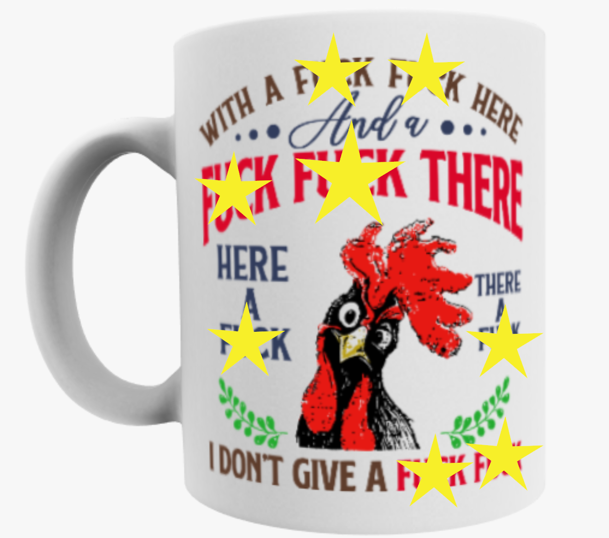 I Don't Give a Rooster Mug