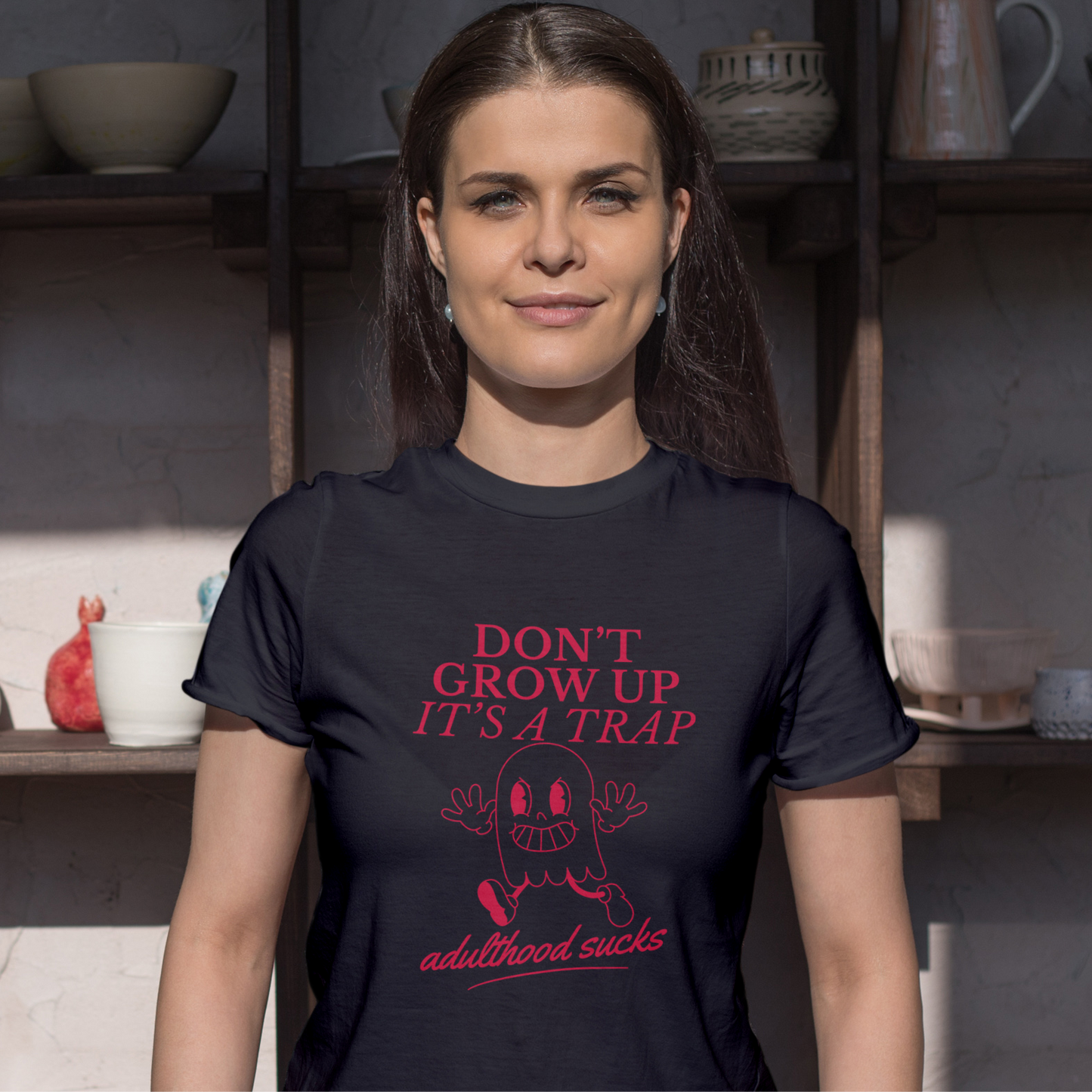 Don't Grow Up Its A Trap Adulthood Sucks Tee