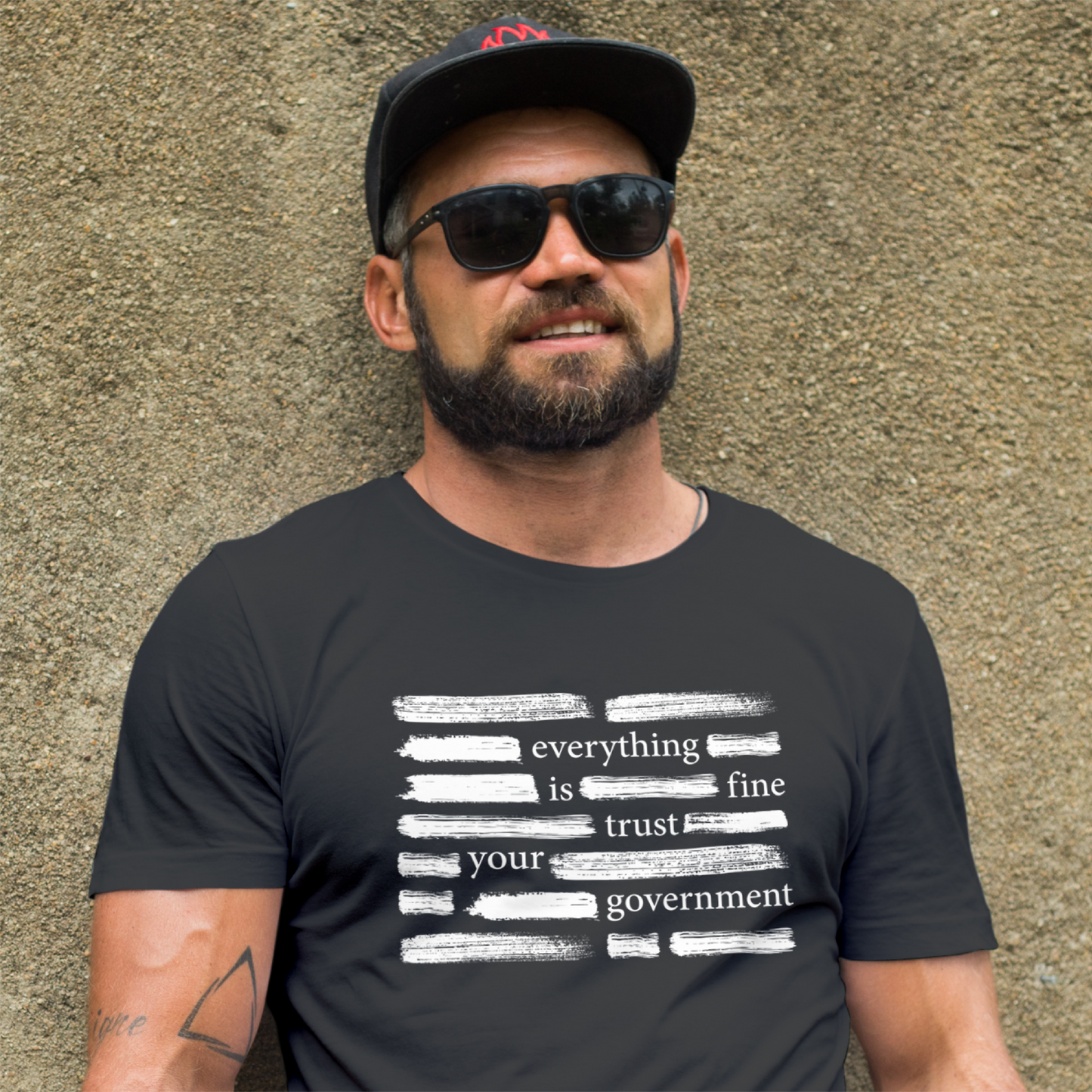 Everything is Fine Trust Your Government Tee