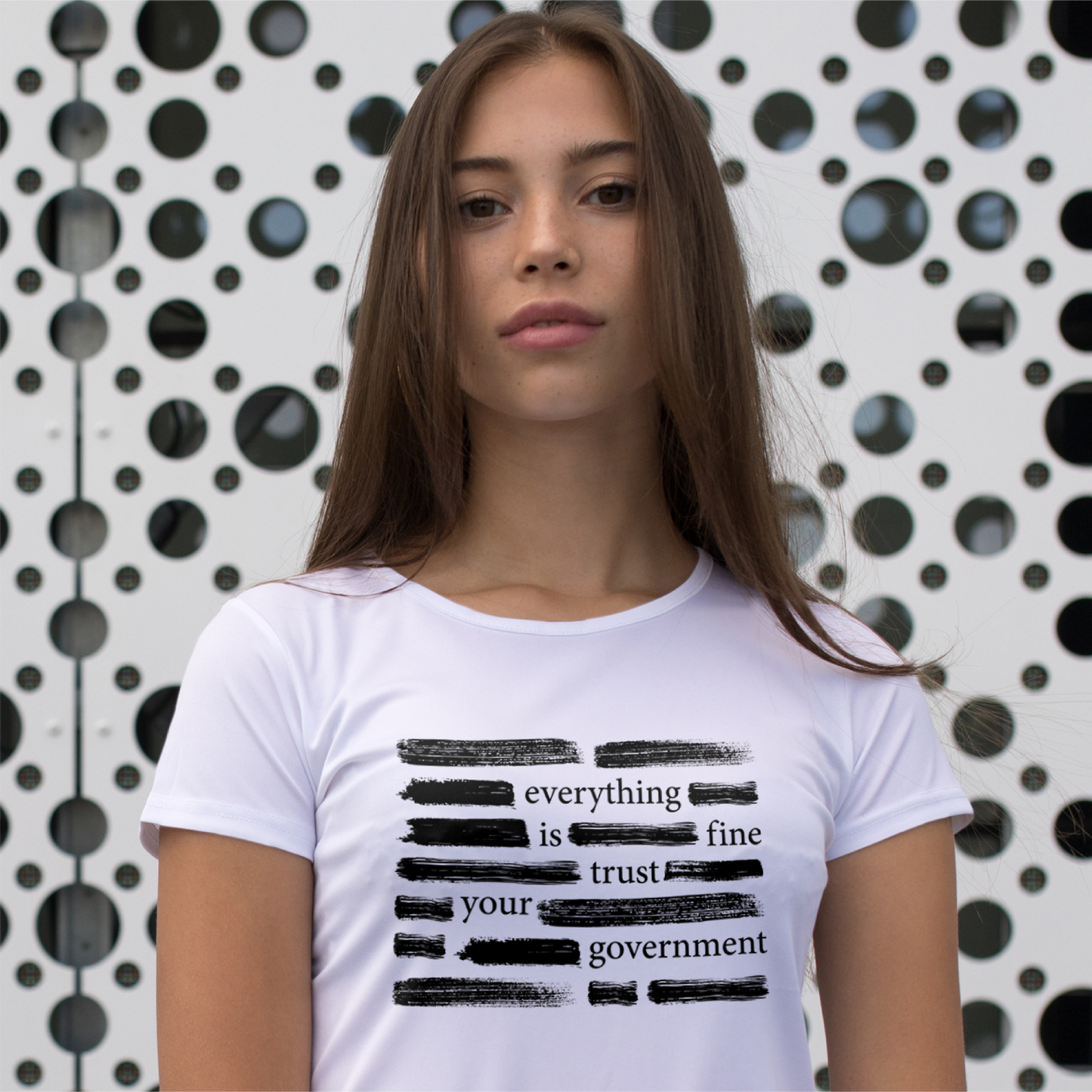 Everything is Fine Trust Your Government Tee