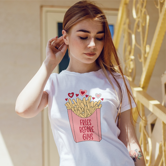 Fries Before Guys Tee