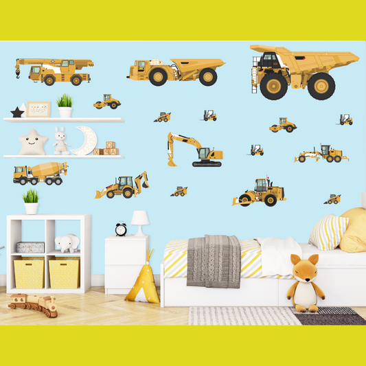 Heavy Construction Repositionable Fabric Wall Decals