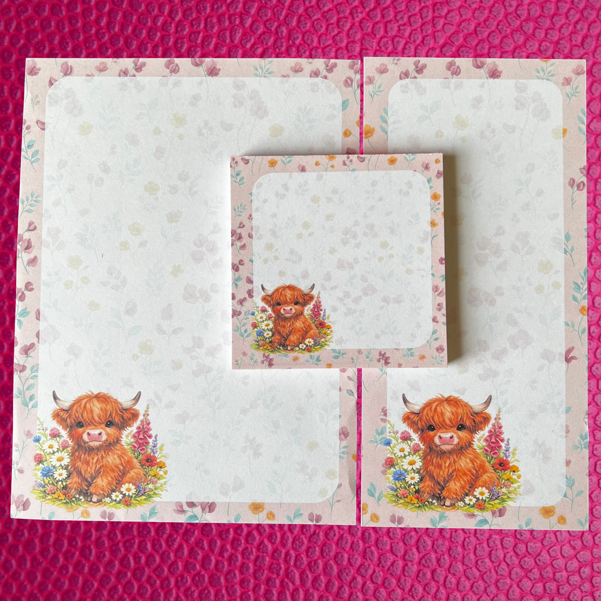 Highland Cow Notepad