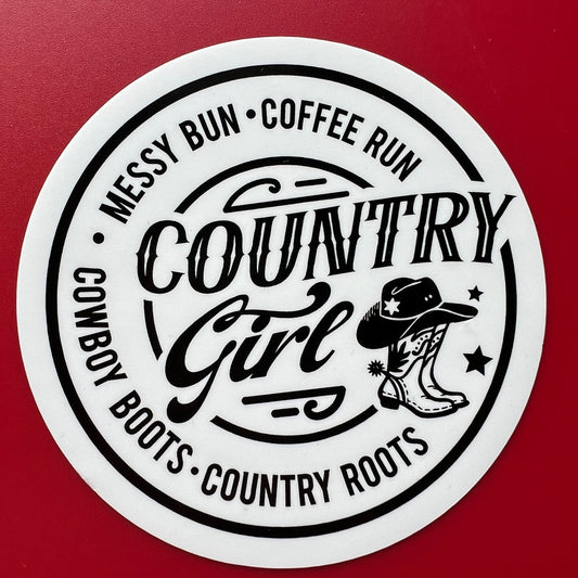 Country Girl Decal Sticker