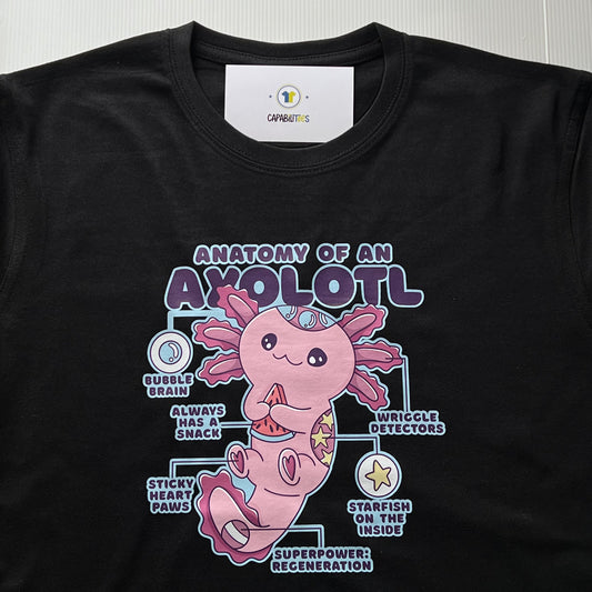 Anatomy Of An Axolotl Tee