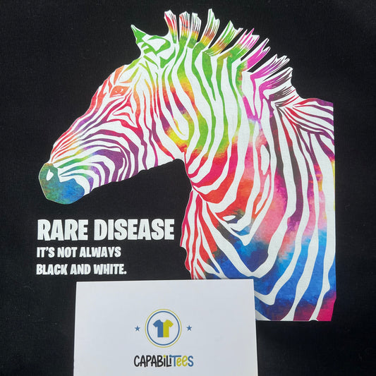 Rare Disease It's Not Always Black And White Tee