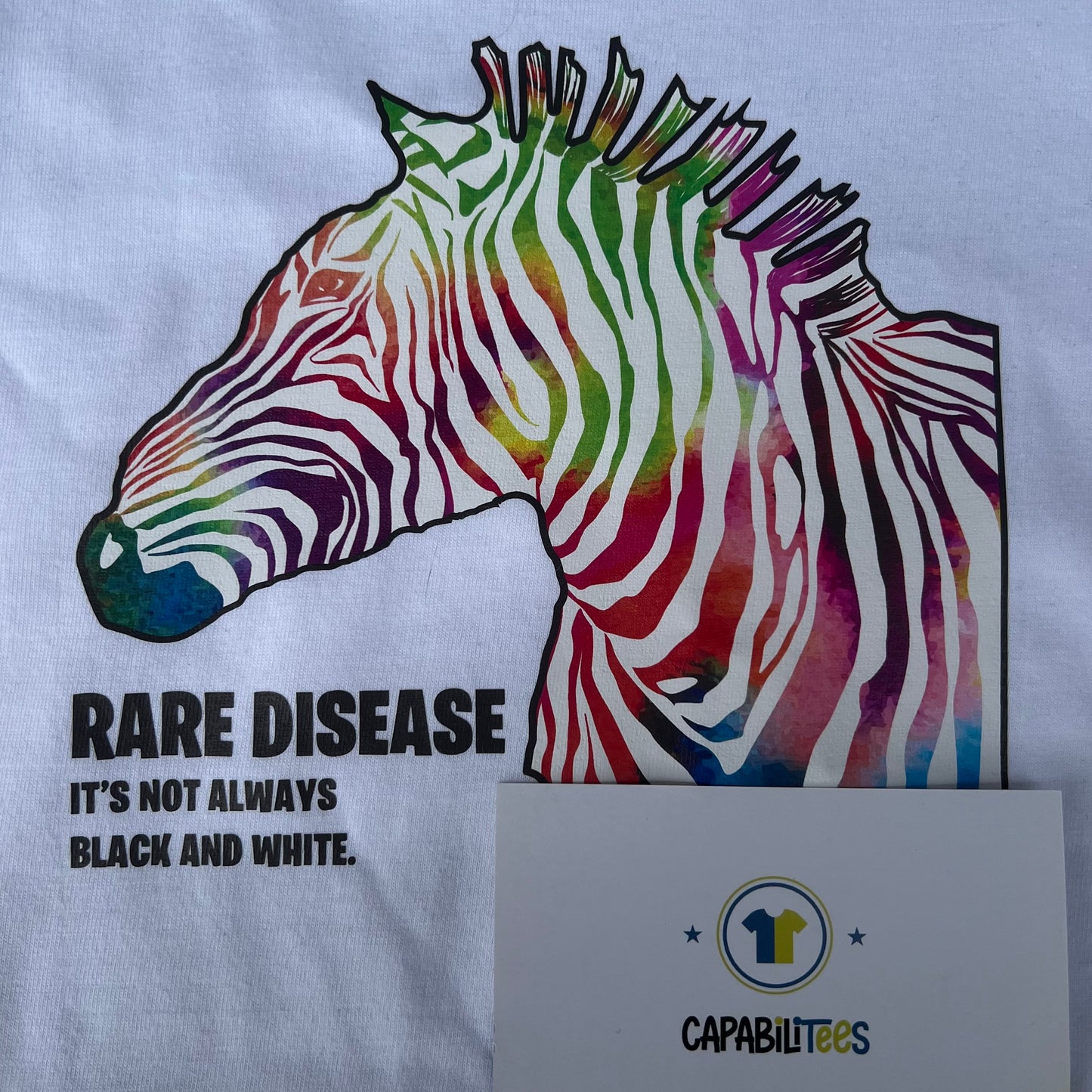 Rare Disease It's Not Always Black And White Tee
