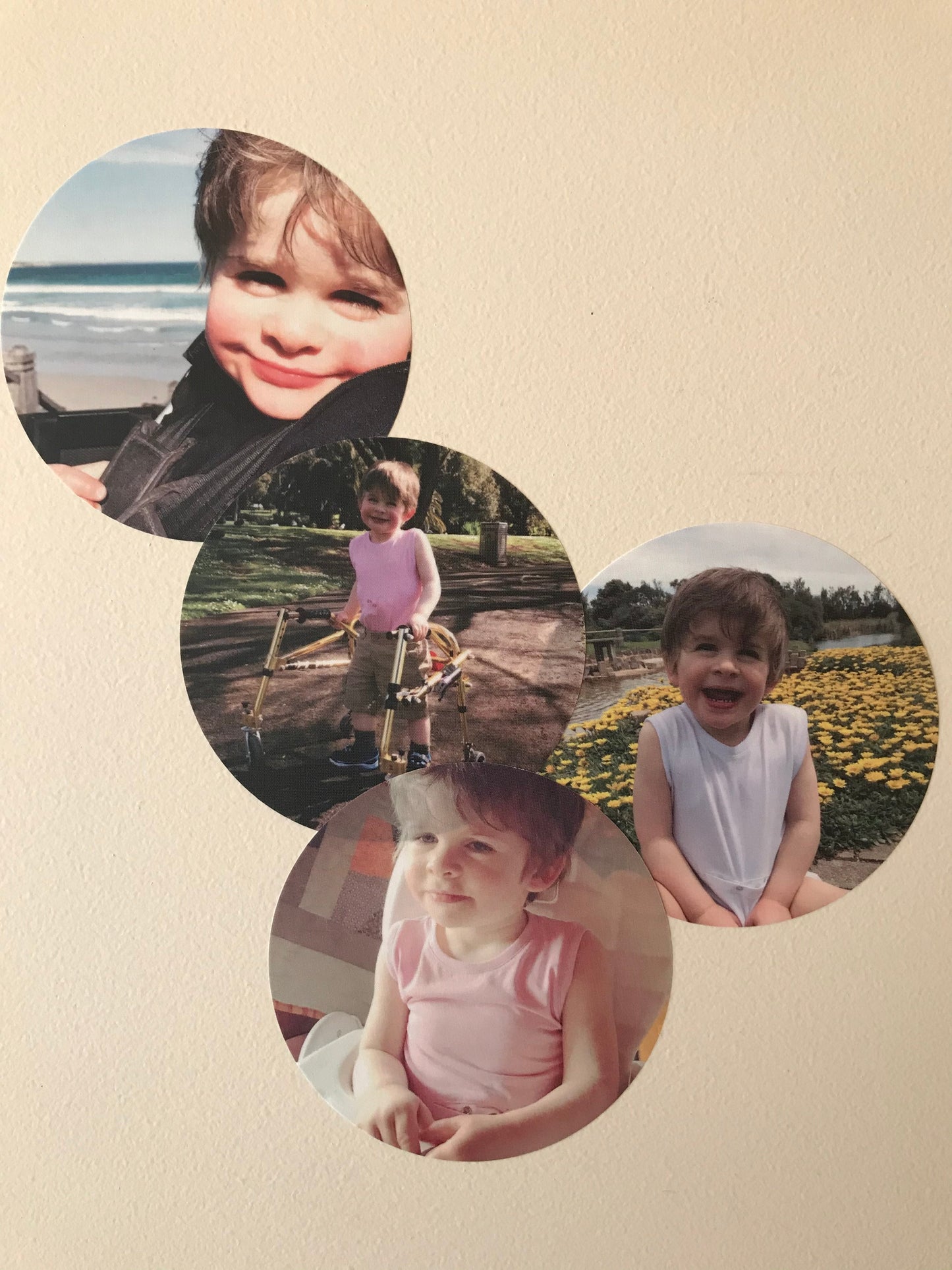 24 x 9cm Repositionable Photo Fabric Wall Dots