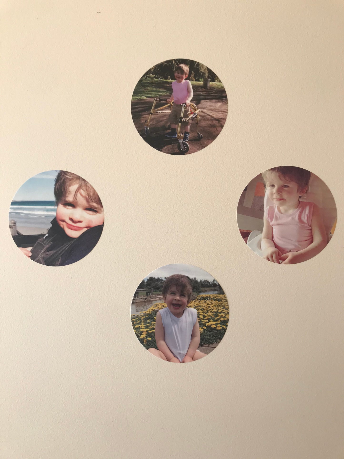 36 x 9cm Repositionable Photo Fabric Wall Dots