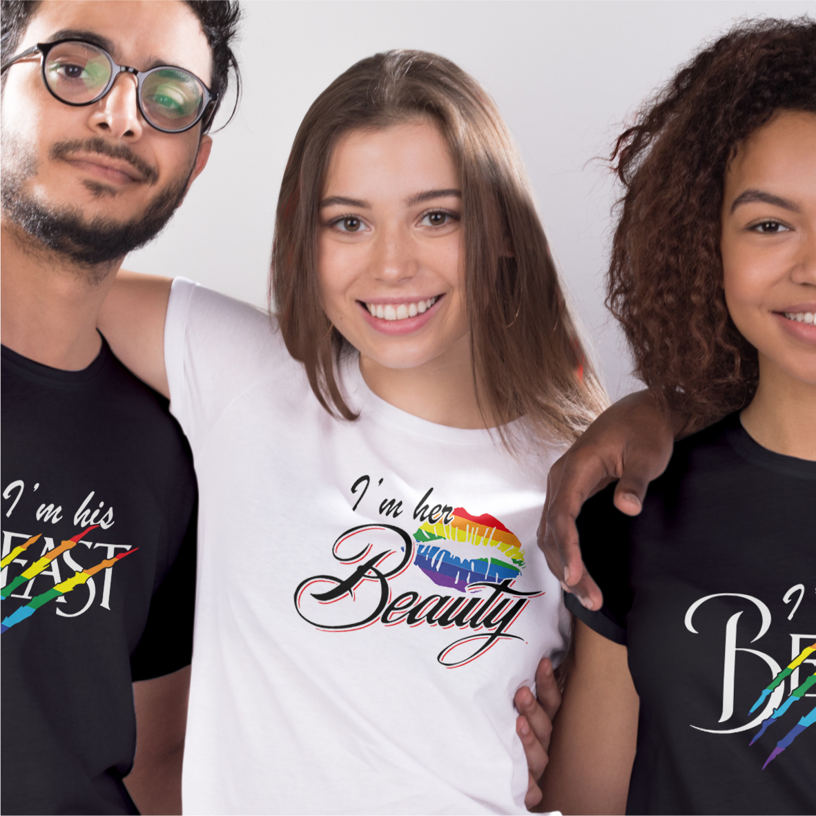 Beauty and Beast Couples Tees