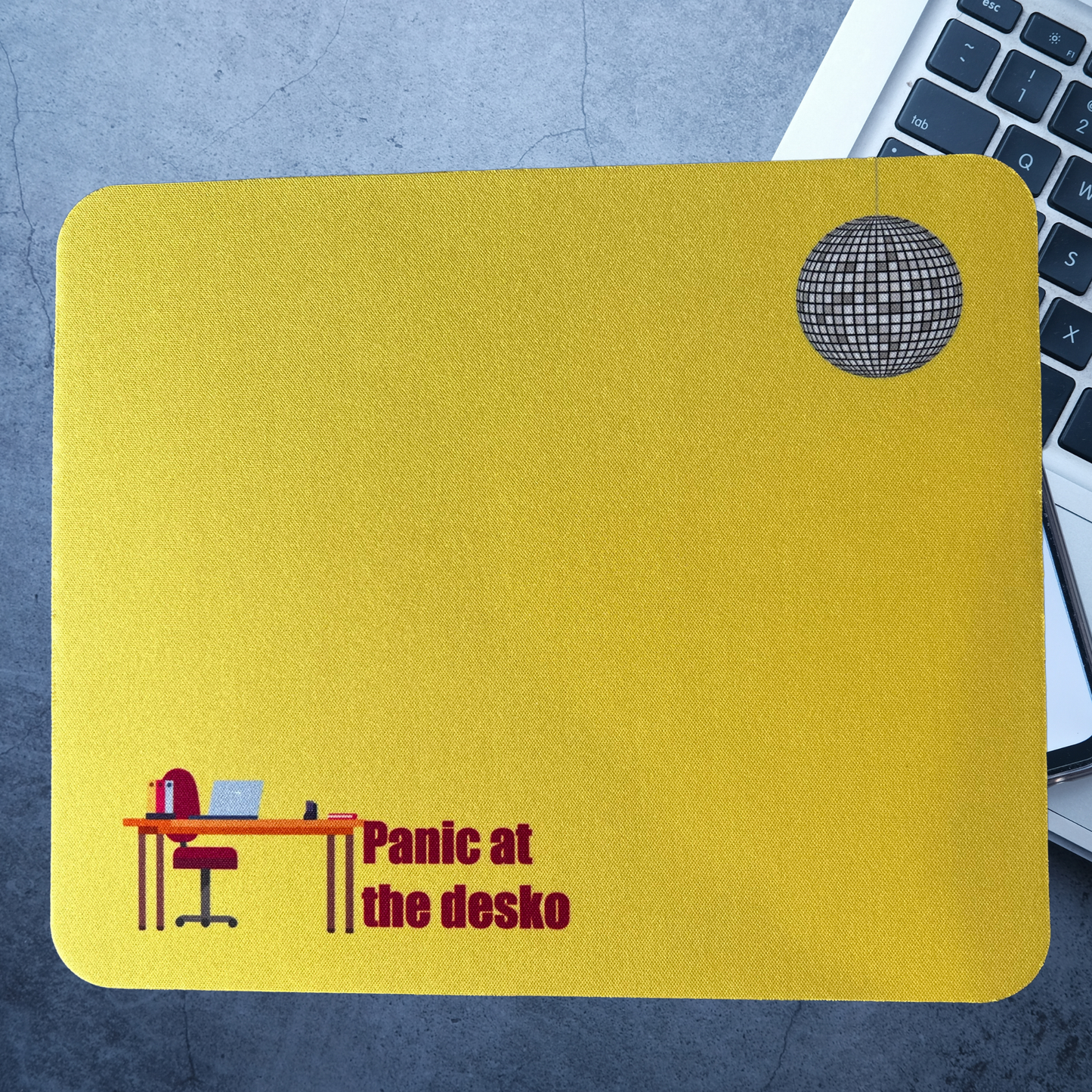 Panic At The Desko Mousepad