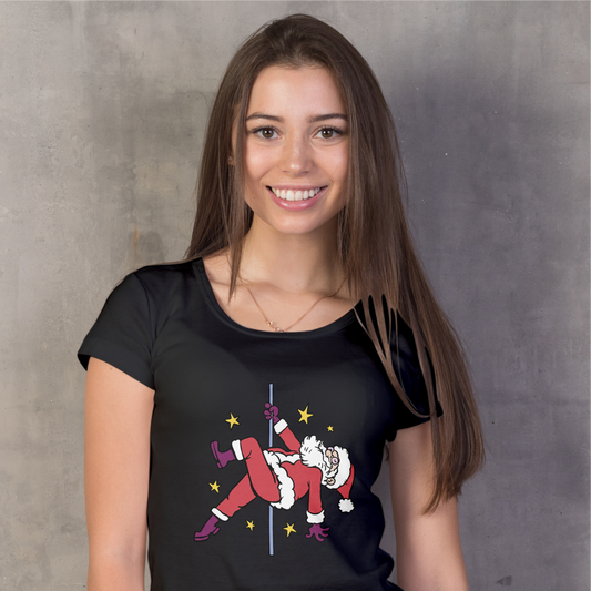 Pole Dancing Santa Tee