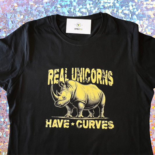 Real Unicorns Have Curves Tee