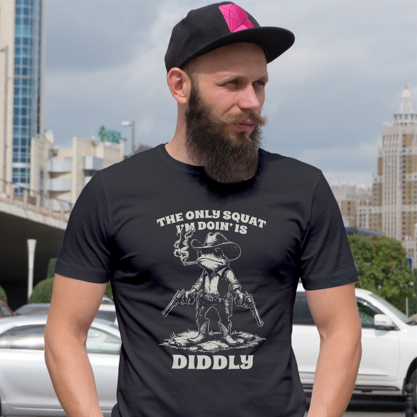 The Only Squat Im Doing Is Diddly Tee