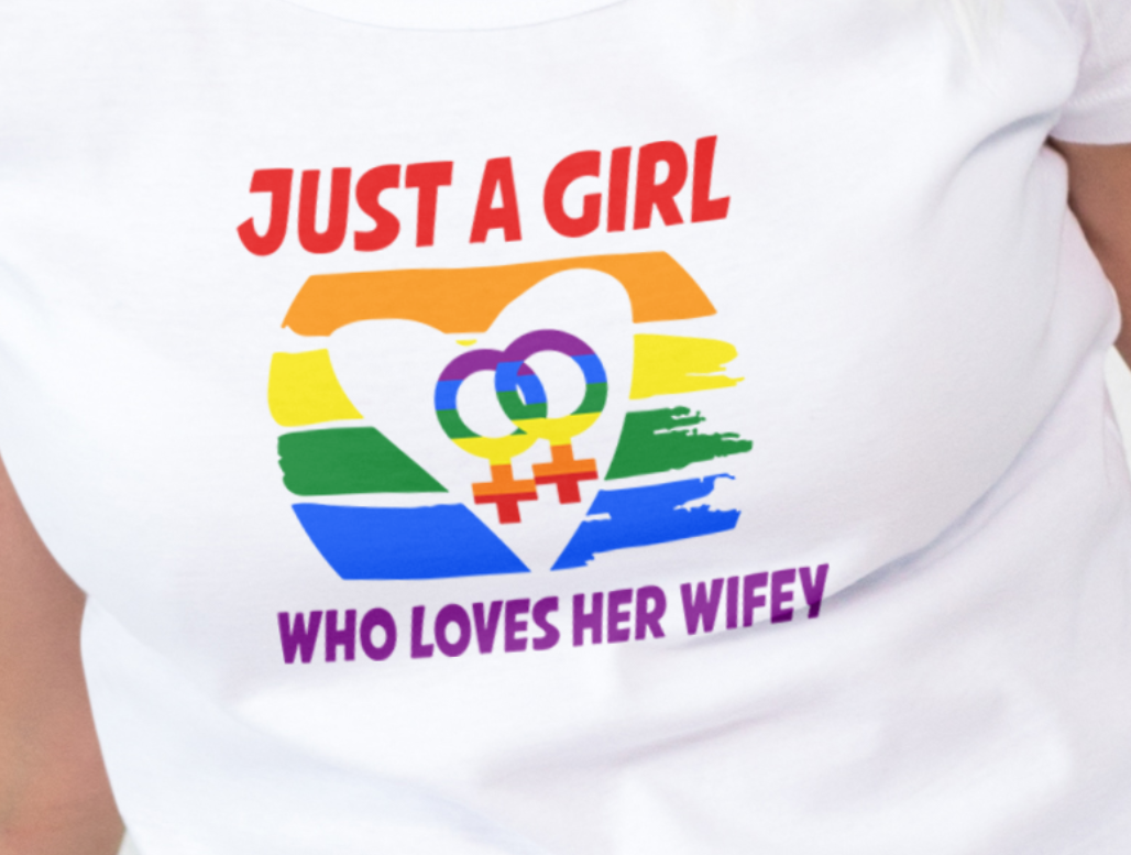 Just a Girl Who Loves Her Wifey Tee