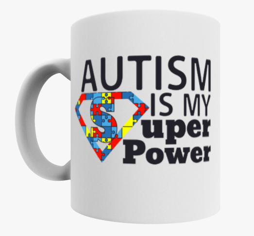 Autism Print Mugs with Name